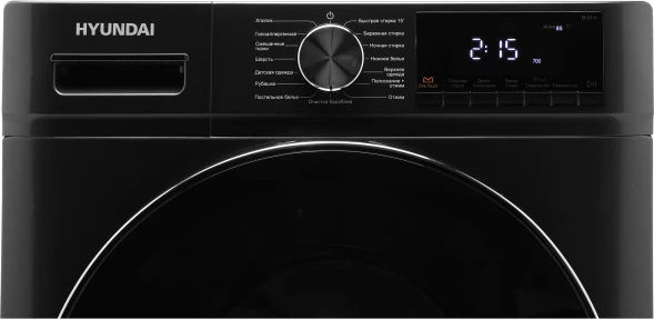 Стиральная машина Hyundai WMA8407 класс: A+++ загр.фронтальная макс.:8кг темно-серый инвертер