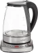Чайник электрический Vitek VT-WK1075 1.7л. 1800Вт серебристый/черный корпус: металл/пластик