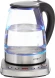 Чайник электрический Vitek VT-WK1075 1.7л. 1800Вт серебристый/черный корпус: металл/пластик