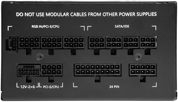 Блок питания Bloody ATX 750W BD-PS750G 80+ gold (20+4pin) APFC 120mm fan color LED 6xSATA Cab Manag RTL