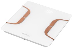 Весы напольные электронные Hyundai H-BS03871 макс.180кг белый