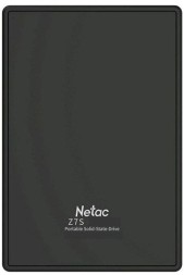 Накопитель SSD Netac USB-C 2000Gb NT01Z7S-002T-32BK Z7S 2.5&amp;quot; черный