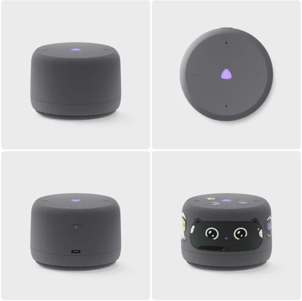 Умная колонка Yandex Станция Лайт 2 без часов Алиса графитовый 6W 1.0 BT/Wi-Fi 10м (YNDX-00028GRY)