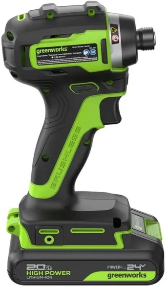 Винтоверт Greenworks ID3170 аккум. патрон:шестигр.1/4&amp;quot; (3804907CUA)