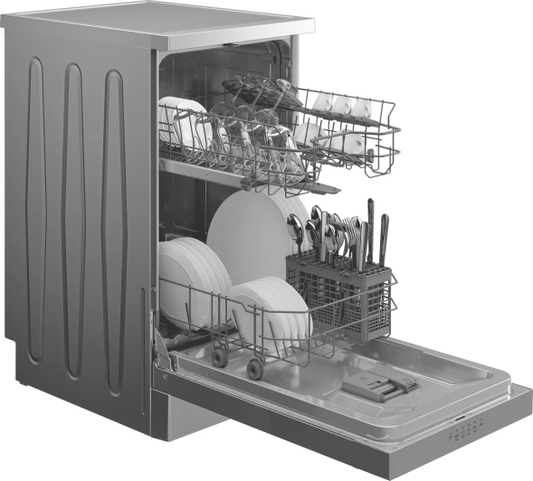 Посудомоечная машина Hotpoint HFS 1C57 S серебристый (узкая) инвертер