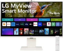 Монитор LG 31.5&amp;quot; MyView 32SR85U-W белый IPS LED 16:9 HDMI M/M Cam матовая HAS 400cd 178гр/178гр 3840x2160 60Hz 4K USB 7.7кг