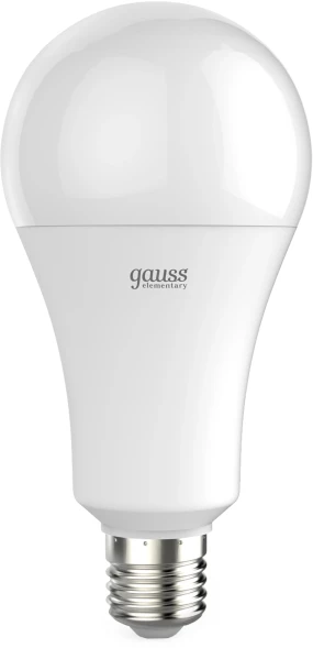 Лампа светодиодная Gauss Elementary A67 30Вт цок.:E27 груша 220B св.свеч.бел.хол. (упак.:10шт) (73239)