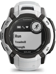 Смарт-часы Garmin Instinct 2X Solar 50мм 1&amp;quot; MIP корп.белый/черный рем.белый (010-02805-04)