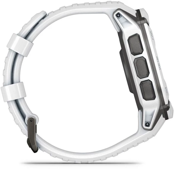 Смарт-часы Garmin Instinct 2X Solar 50мм 1&amp;quot; MIP корп.белый/черный рем.белый (010-02805-04)