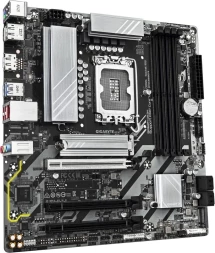 Материнская плата Gigabyte B860M DS3H Soc-1851 Intel B860 4xDDR5 mATX AC`97 8ch(7.1) 2.5Gg RAID+HDMI+DP