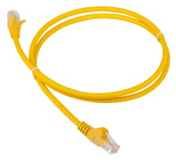 Патч-корд Lanmaster LAN-PC45/U5E-5.0-YL UTP RJ-45 вил.-вилка RJ-45 кат.5E 5м желтый LSZH (уп.:1шт)