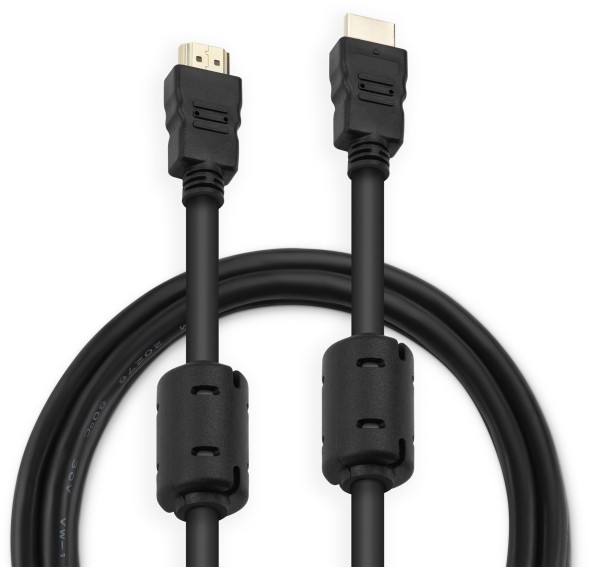 Кабель аудио-видео Buro HDMI 1.4 HDMI (m)/HDMI (m) 3м. феррит.кольца черный (HDMI-19M/19M-3M-MG)