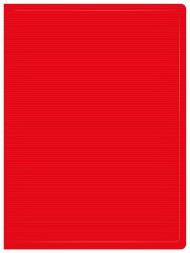 Папка с 100 прозр.вклад. Бюрократ DeLuxe DLVBOX100RED A4 пластик 0.7мм красный в коробе