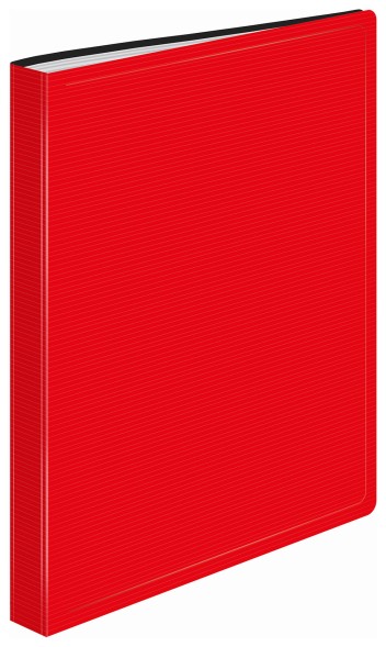 Папка с 100 прозр.вклад. Бюрократ DeLuxe DLVBOX100RED A4 пластик 0.7мм красный в коробе