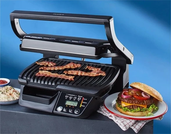 Электрогриль Tefal GC7P0810 2000Вт черный/серебристый