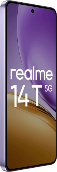 Смартфон Realme RMX5078 14T 5G 128Gb 8Gb фиолетовый моноблок 3G 4G 2Sim 6.67&amp;quot; 1080x2400 Android 15 50Mpix 802.11 a/b/g/n/ac NFC GPS GSM900/1800 GSM1900 Protect