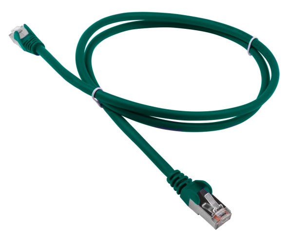 Патч-корд Lanmaster LAN-PC45/S5E-3.0-GN FTP RJ-45 вил.-вилка RJ-45 кат.5E 3м зеленый LSZH