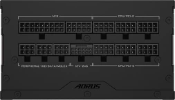 Блок питания Gigabyte ATX 850W AORUS ELITE GP-AE850PM PG5 Gen.5 80+ platinum (20+4pin) APFC 120mm fan 16xSATA Cab Manag RTL