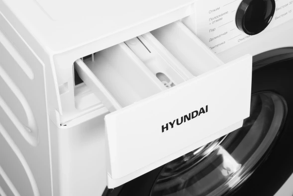 Стиральная машина Hyundai WME6212 класс: A загр.фронтальная макс.:6кг белый инвертер