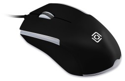 Мышь Оклик 245M черный оптическая (1000dpi) USB (3but)