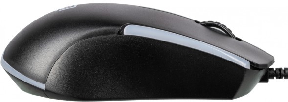 Мышь Оклик 245M черный оптическая (1000dpi) USB (3but)