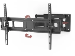 Кронштейн для телевизора Hama 00220831 черный 32&amp;quot;-84&amp;quot; макс.50кг настенный поворотно-выдвижной и наклонный