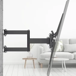 Кронштейн для телевизора Hama 00220831 черный 32&amp;quot;-84&amp;quot; макс.50кг настенный поворотно-выдвижной и наклонный