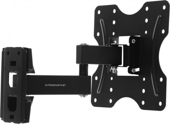 Кронштейн для телевизора Ultramounts UM899 черный 23&amp;quot;-43&amp;quot; макс.20кг настенный поворотно-выдвижной и наклонный