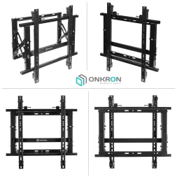 Кронштейн для телевизора Onkron PRO7G черный 50"-70" макс.50кг настенный наклонно-выдвижной