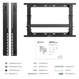 Кронштейн для телевизора Onkron PRO7G черный 50"-70" макс.50кг настенный наклонно-выдвижной