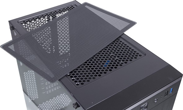 Корпус Accord 3407 черный без БП ATX 8x120mm 2xUSB2.0 1xUSB3.0 audio bott PSU