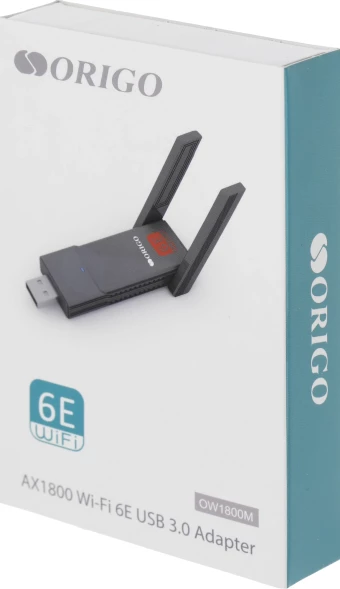 Сетевой адаптер Wi-Fi Origo OW1800M OW1800M/A1A AX1800 USB 3.0 (ант.внеш.несъем.) 2ант.