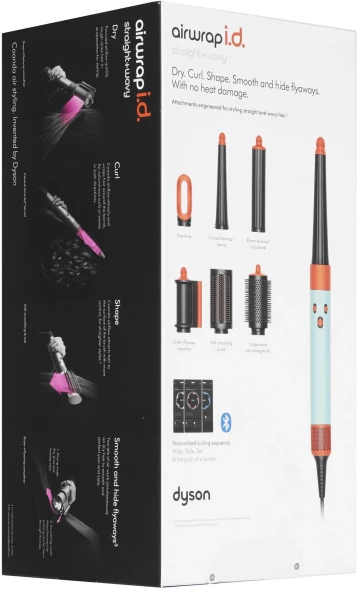 Мульти-Стайлер Dyson HS08 1300Вт голубой/оранжевый (533598-01)