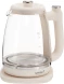 Чайник электрический Vitek VT-WK1072 1.7л. 1800Вт слоновая кость корпус: стекло