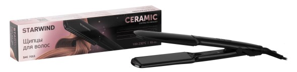 Выпрямитель Starwind SHC 7053 65Вт черный/черный (макс.темп.:230С)