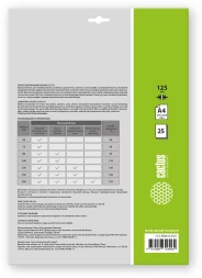 Пленка для ламинирования Cactus 125мкм A4 (25шт) матовая 216x303мм CS-LPMА412525