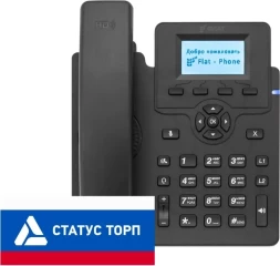 Телефон IP Флат Flat-Phone-C10/RU    черный