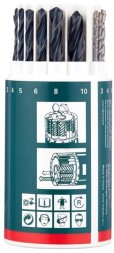 Набор сверл Metabo 627190000 по мет/камн/дер (18пред.) для шуруповертов/дрелей