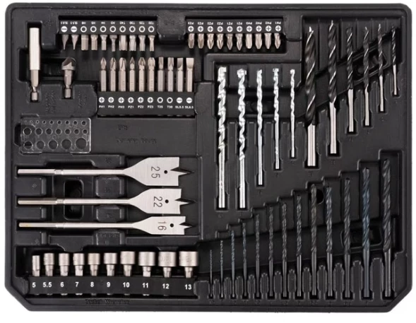 Набор оснастки Makita Makpac E-24913 (E-24913) по дер/мет/бет (70пред.) для шуруповертов/дрелей