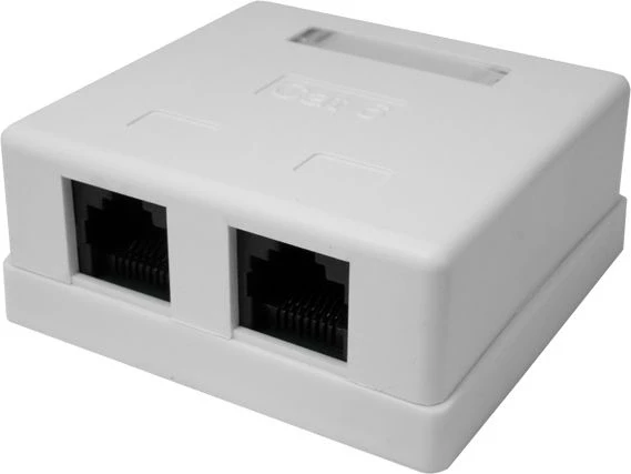 Модуль Suprlan 10-0310 информ. RJ45 кат.6 U/UTP черн.