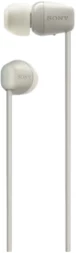 Гарнитура внутриканальные Sony WI-C100 бежевый беспроводные bluetooth шейный обод (WI-C100/CZ)