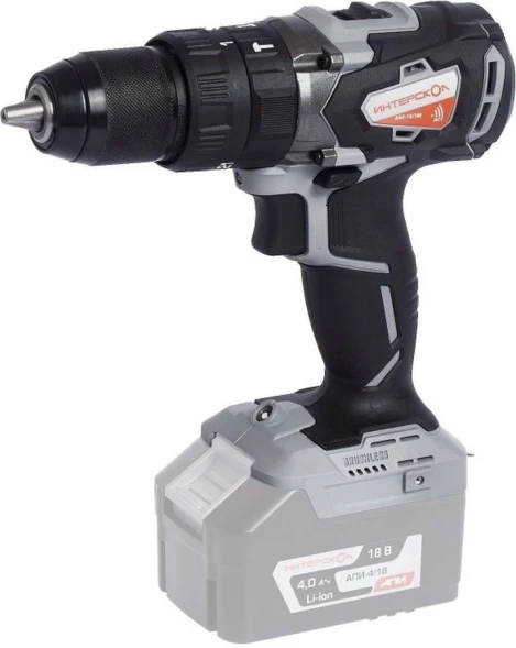 Дрель-шуруповерт Интерскол ДАУ-13/18В (без АКБ и ЗУ) аккум. патрон:быстрозажимной (кейс в комплекте) (574.0.0.70)