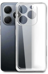 Чехол (клип-кейс) BoraSCO для Tecno Spark 20 Silicone Case прозрачный (72688)