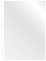 Папка-вкладыш Бюрократ СуперЛюкс -100GSLUX глянцевые А4+ 100мкм (упак.:100шт)