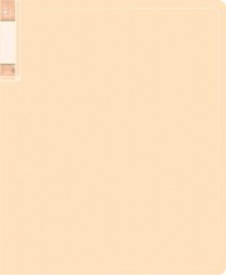 Папка с 20 прозр.вклад. Бюрократ Gems GEM20CREAM A4 пластик 0.7мм торц.карм с бум. встав кремовый жемчуг