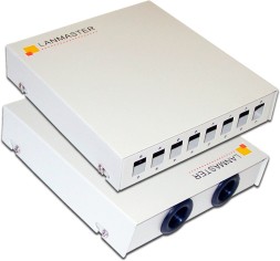 Кросс LanmasterLAN-FOBM-WM-8SC 19" 1U 8xLC/SC