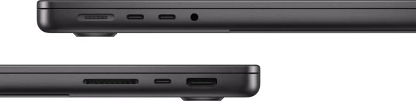 Ноутбук Apple MacBook Pro A2992 M3 Pro 11 core 36Gb SSD512Gb/14 core GPU 14.2&amp;quot; Liquid Retina XDR (3024x1964) Mac OS black WiFi BT Cam (Z1AU003A9)