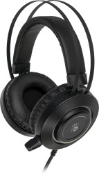 Наушники с микрофоном A4Tech Bloody G521 черный 2.3м мониторные USB оголовье (G521 (BLACK))