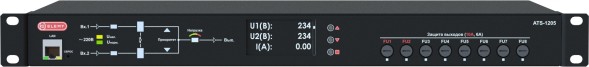 АВР Elemy ATS-1205/16 1U 19&amp;quot; ввод:2xС20 выход:2xC19-6xС1316A черный