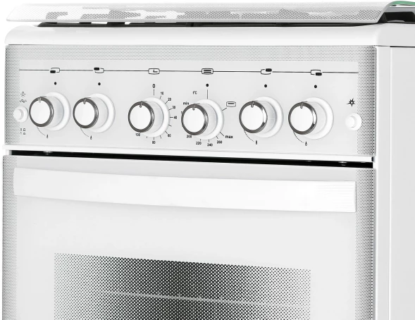 Плита Газовая Gefest ПГ 5300-02 0040 белый реш.чугун